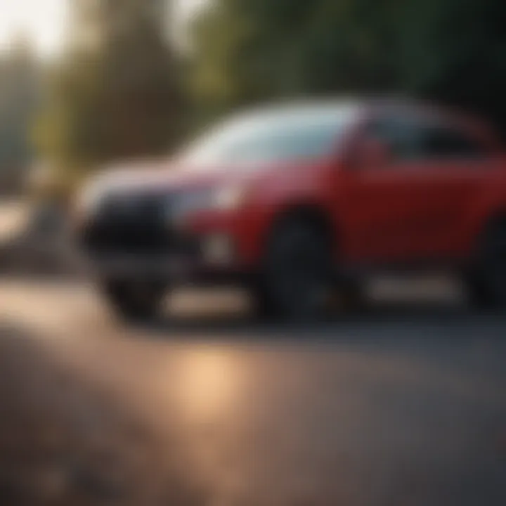 Dynamic performance of the Mitsubishi Outlander Sport on the road