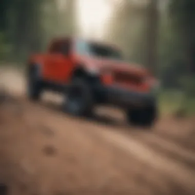 Jeep Gladiator Off-Road Performance Jeep Gladiator showcasing robust off-road capabilities