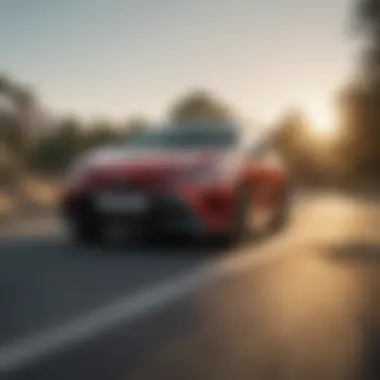 Dynamic Driving Performance of Corolla Cross Dynamic driving conditions emphasizing performance metrics