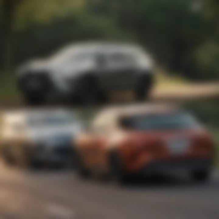 Side-by-side comparison of Corolla Cross and competitor SUVs