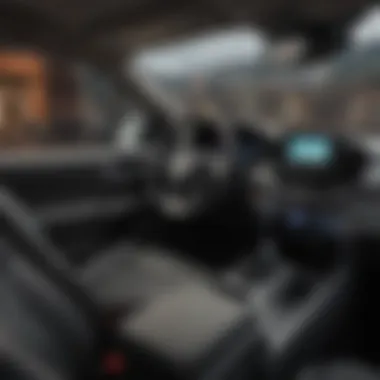 Advanced Technology in the 2021 Honda Ridgeline Interior Interior shot of the 2021 Honda Ridgeline highlighting advanced technology features.