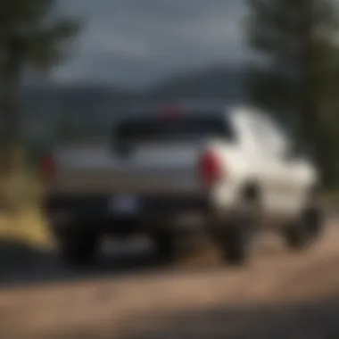 Cargo Capacity and Design of the 2021 Honda Ridgeline Rear view of the 2021 Honda Ridgeline emphasizing its cargo capacity and design.