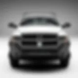 Front view of the Dodge 3500 Heavy Duty showcasing its robust design