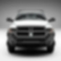 Front view of the Dodge 3500 Heavy Duty showcasing its robust design