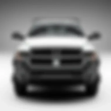 Front view of the Dodge 3500 Heavy Duty showcasing its robust design