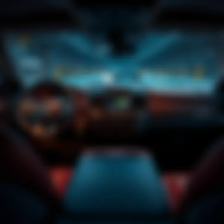 Interior dashboard of the Dodge 3500 Heavy Duty highlighting advanced technology