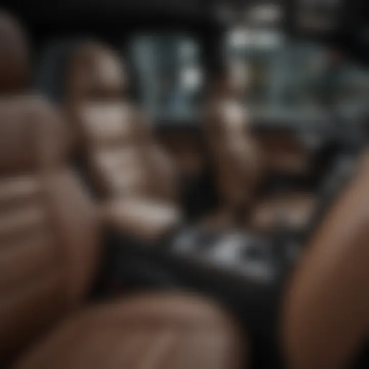 Interior shot of the Dodge Durango Scat Pack highlighting the luxurious seating and advanced technology dashboard