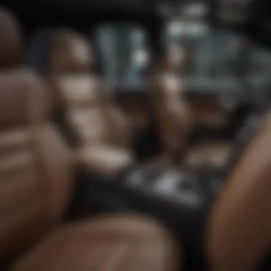 Dodge Durango Scat Pack Interior Features Interior shot of the Dodge Durango Scat Pack highlighting the luxurious seating and advanced technology dashboard