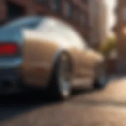 Exterior view of an Equus luxury vehicle showcasing its sleek design