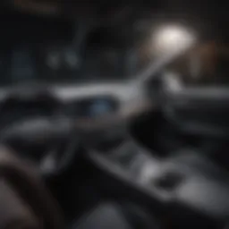 Interior view of the new Hyundai SUV showcasing premium features