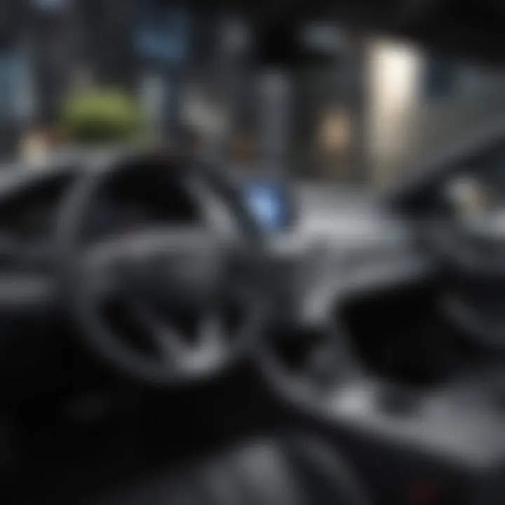 Luxurious interior of the 2021 Acura TLX A-Spec Type S highlighting the advanced dashboard.