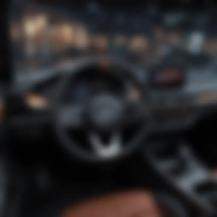 Interior view highlighting advanced technology features