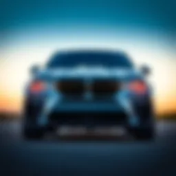 Exterior view of the 2021 BMW X6 M Sport showcasing its bold lines and sporty aesthetics