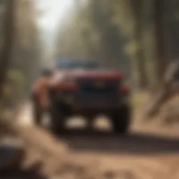 Overview of the Chevy Colorado Trail Runner on rugged terrain