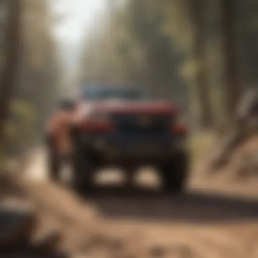 Overview of the Chevy Colorado Trail Runner on rugged terrain
