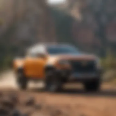 Performance metrics display of the Chevy Colorado Trail Runner