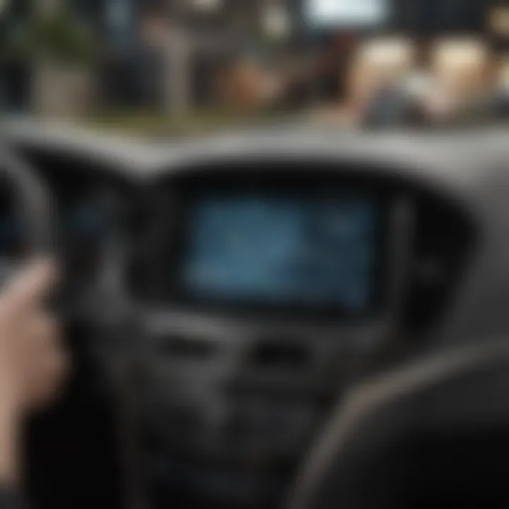 Cutting-edge infotainment system in the 2015 Buick Enclave enhancing the driving experience.