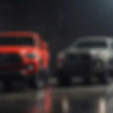 Comparison chart of mid-size trucks including the 2017 Toyota Tacoma