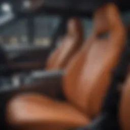 Modern vehicle seat shampooer in action