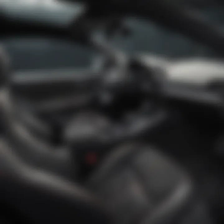 Luxurious interior of the 2021 Jaguar F-Type R featuring high-quality materials and modern technology.