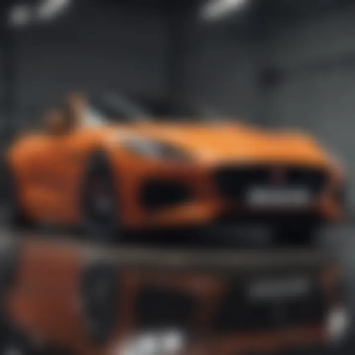 Performance specifications of the 2021 Jaguar F-Type R highlighting its powerful engine and capabilities.