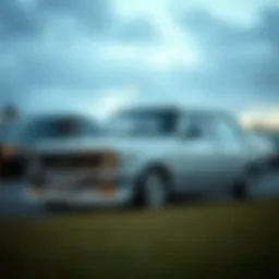 Classic hatchback showcasing timeless design elements