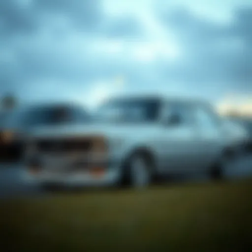 Classic hatchback showcasing timeless design elements