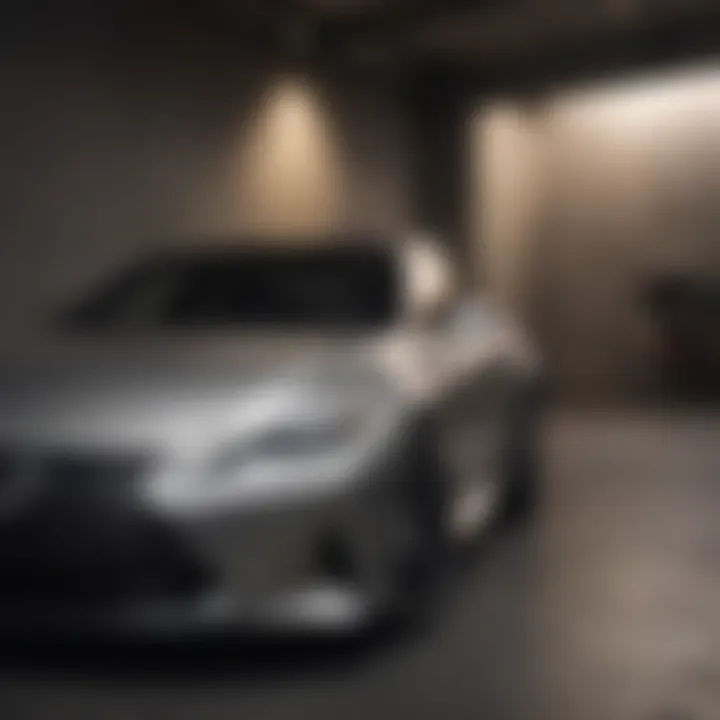 Luxurious interior of the Lexus RC Sedan featuring high-quality materials and advanced technology.