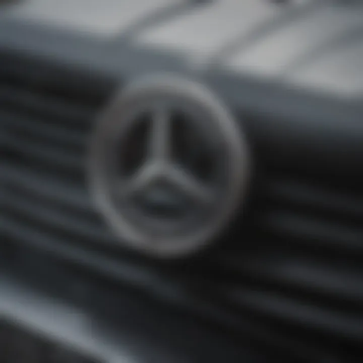 Close-up of the unique badging and detailing found on the G-Class Special Edition.