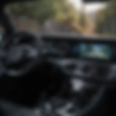 Cutting-Edge Technology in the Mercedes-Benz Jeep Wagon Dashboard of the Mercedes-Benz Jeep Wagon highlighting advanced technology features.