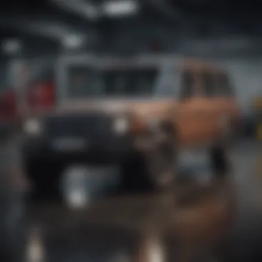 Essential Maintenance for the Mercedes-Benz Jeep Wagon Maintenance tips for the Mercedes-Benz Jeep Wagon illustrated with tools and care products.