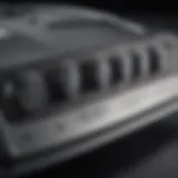 Close-up of the Mercedes EQS battery showcasing its design