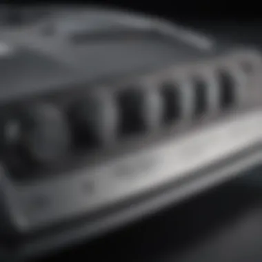 Innovative Design of the Mercedes EQS Battery Close-up of the Mercedes EQS battery showcasing its design