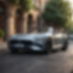 Sleek convertible design showcasing modern aesthetics and luxury