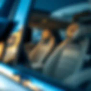 Unique Interior Features Interior design showcasing unique features of a mini special edition vehicle
