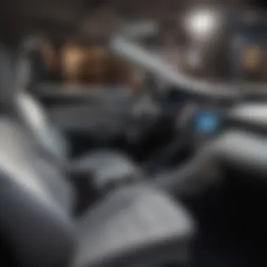 Interior showcasing advanced technology and comfort in the Nissan Leaf