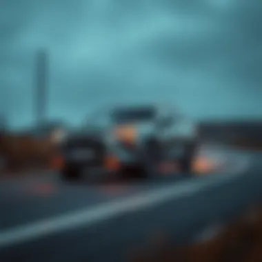 Dynamic Performance of Outlander 202 Dynamic performance shot of the Outlander 202 in action on the road