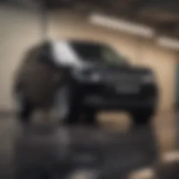 Range Rover HSE HP front view highlighting its sleek design