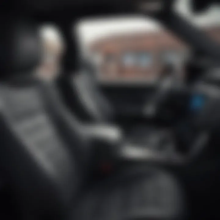 Interior shot highlighting the advanced technological features of the 2022 Range Rover Sport.