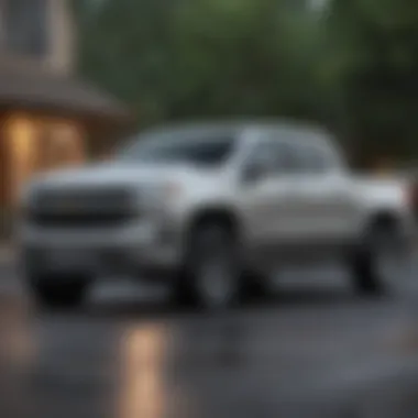 Exterior view showcasing the sleek design of the Silverado Electric Car