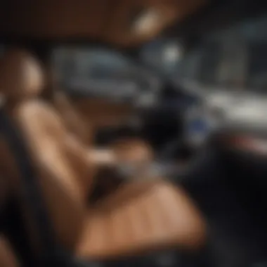 Interior view highlighting the luxurious features of the Acura CLX.