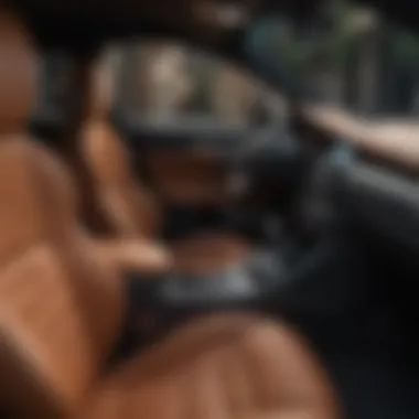 Premium Leather Seating in the Alfa Romeo Giulia Luxurious interior of the Alfa Romeo Giulia showcasing premium leather seats