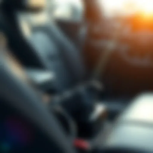 High-performance auto carpet cleaner in action