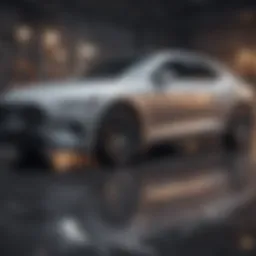 A sleek four-cylinder car showcasing modern design and aerodynamics