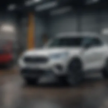Highlighting Safety Features in Small SUVs Safety features displayed in a small SUV