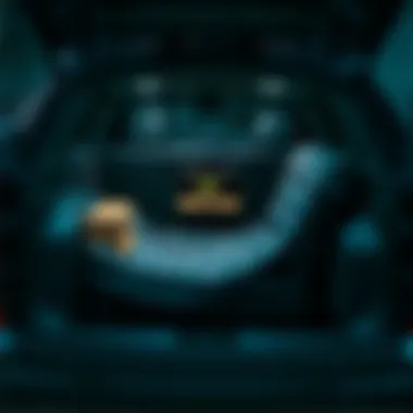 Innovative storage solutions within the Toyota RAV4 cargo box.