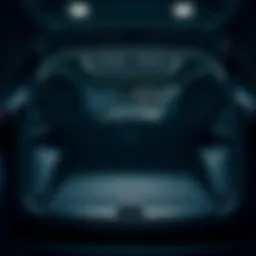 Spacious cargo area of the Toyota RAV4 showcasing its practicality.