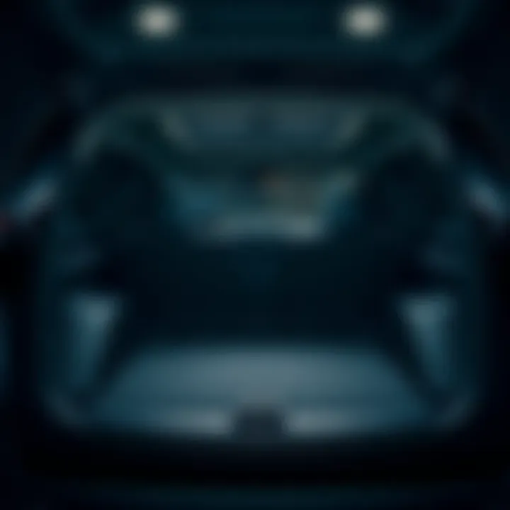 Spacious cargo area of the Toyota RAV4 showcasing its practicality.