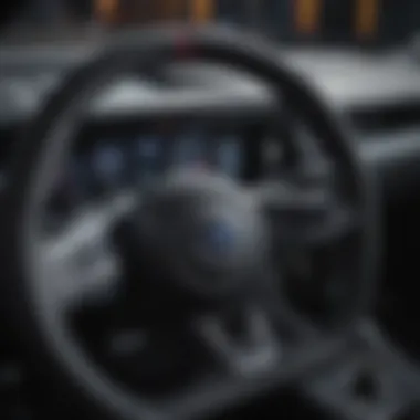 Ford GT Dashboard with Advanced Features Detailed dashboard of a Ford GT showcasing advanced technology