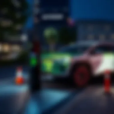 Environmental impact graphics related to electric vehicles